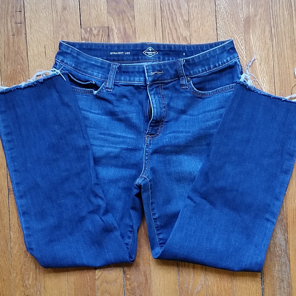 90’s high-waist, cropped jeans, 31 inch waist